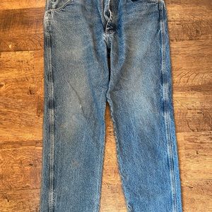 Wrangler FR Riggs Workwear Men’s Size 38x34 Denim Jeans Fire Resistant